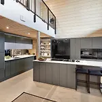 Log Modern Interior Holiday home Rovaniemi