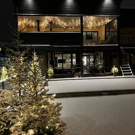 Log Modern Interior Feriehus