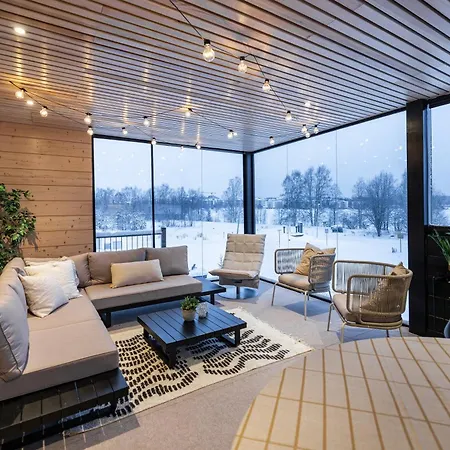 Log Modern Interior Nyaraló *