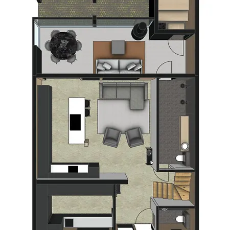 Log Modern Interior *