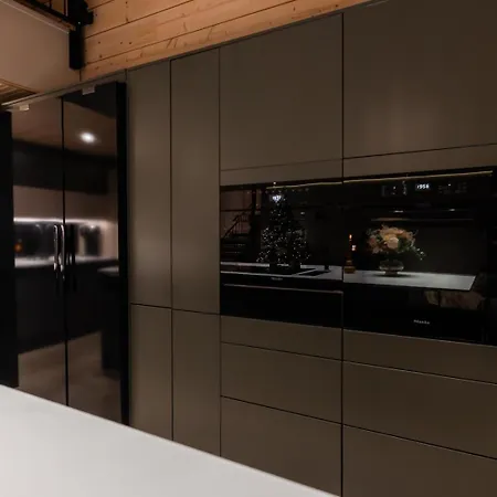Log Modern Interior Σπίτι διακοπών