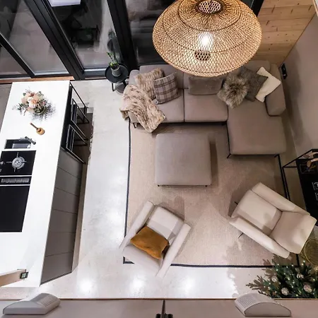 Nyaraló Log Modern Interior *