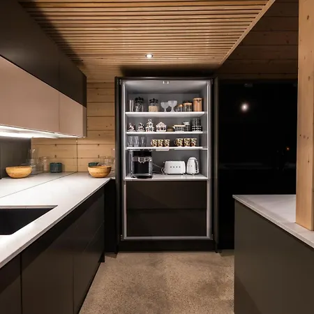 Log Modern Interior Nyaraló