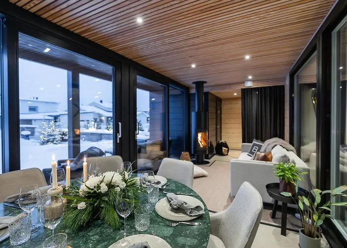 بيت للعطل Log Modern Interior