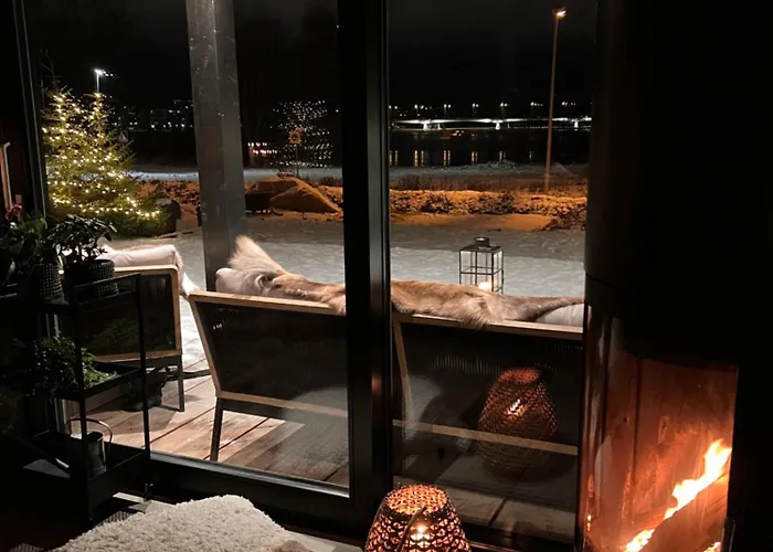 بيت للعطل Log Modern Interior روفانييمي