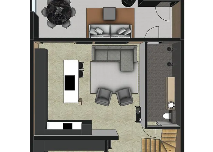 Log Modern Interior *