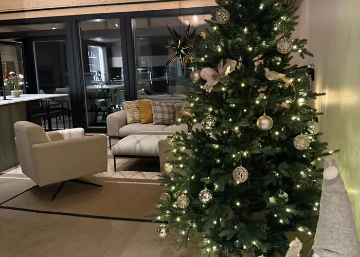 Log Modern Interior بيت للعطل *