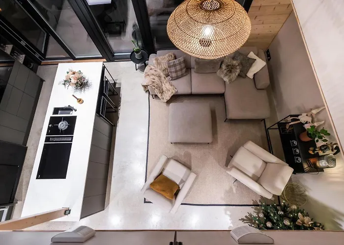 Nyaraló Log Modern Interior *