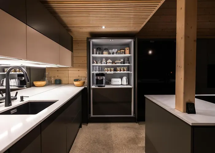 Log Modern Interior Nyaraló