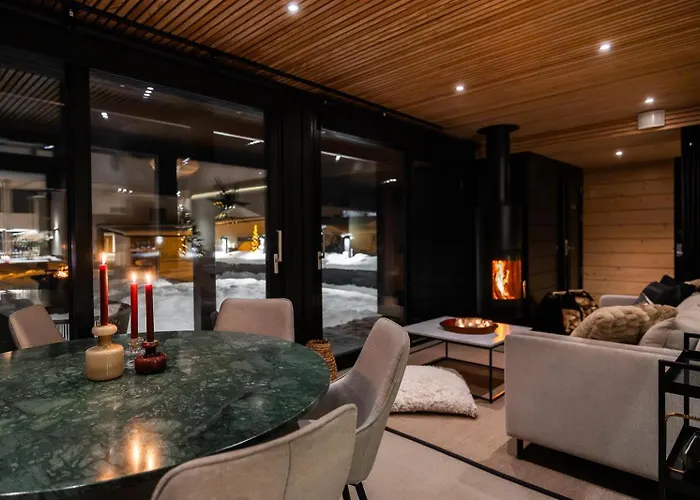 Log Modern Interior Nyaraló Rovaniemi